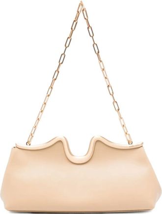 Cult Gaia Clutch Valma con catena - Toni neutri