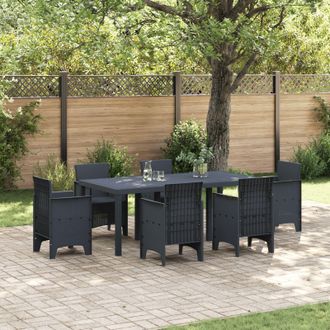 Berkfield Home Garden Table Anthracite 200x100x73 cm Poly Rattan | Size: 200 x 100 x 73 cm