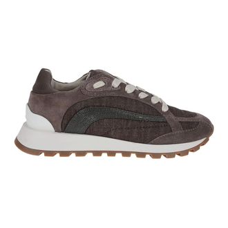 Brunello Cucinelli Dames, Schoenen, Bruin, Maat: 36 EU Leer