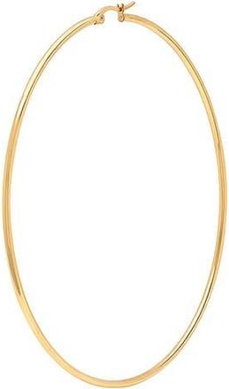 HMY Jewelry Polished Hoop Earrings in Yellow at Nordstrom Rack