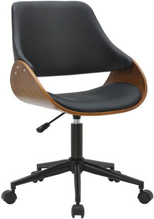 Clp Silla De Oficina Sorrento Nogal/negro