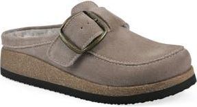 White Mountain Bueno Mule in Taupe/Suede W/Faux Fur at Nordstrom Rack, Size 11