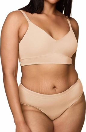 Harper Wilde Bliss Triangle Bralette In Beige