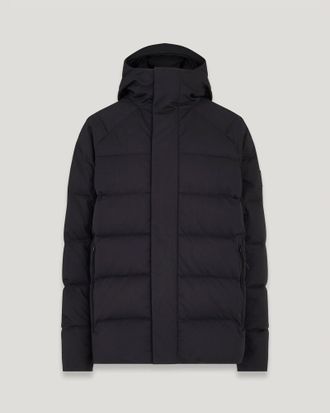 Belstaff Apex Jacket Mens Cotton Gabardine Black Size 2XL