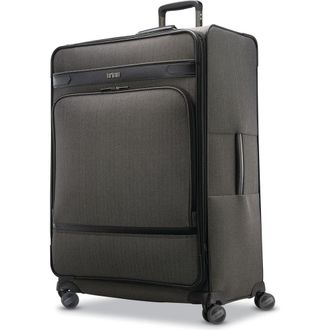 Hartmann Herringbone Deluxe Extended Journey Expandable 29 Large Checked Spinner Luggage in Black Herringbone at Nordstrom