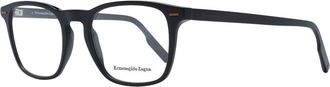 Ermenegildo Zegna Ez5052 Zwarte Rechte Hoekige Bril