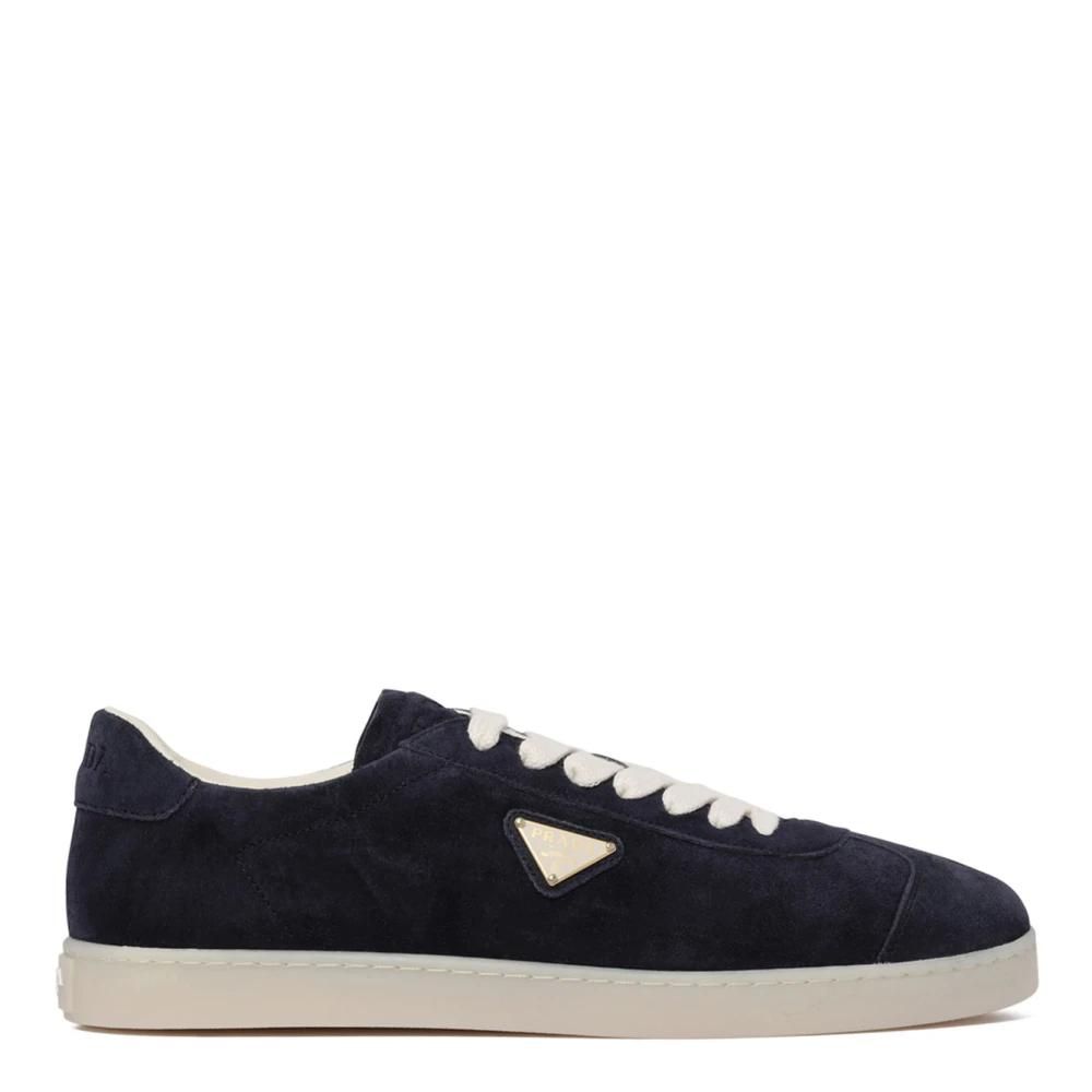 blue PRADA sneakers Navy スニーカー canvas