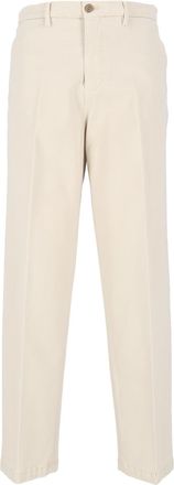 BRIGLIA 1949 Mid-Rise Minimalist Straight-Leg Pants