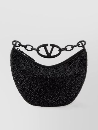 Valentino Garavani embellished leather shoulder bag