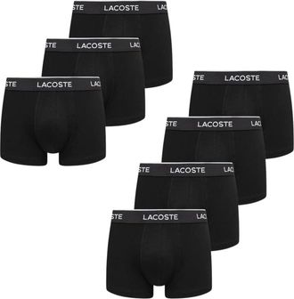 Lacoste Boxer Shorts 7-Pack - - Underwear - Uomo - Nero - S