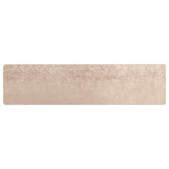 vidaXL Pasillo De Alfombra Marsa Beige 80 X 450 Cm Poli&eacute;ster Y Pvc Vidaxl