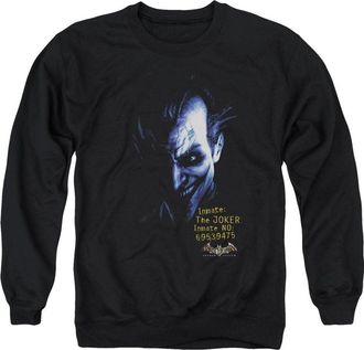 Gildan Batman Arkham Asylum Arkham Joker Adult Crewneck Sweatshirt