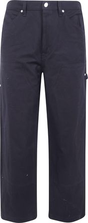Comme Des Gar&ccedil;ons Wide Leg Trousers Boxy Wide Leg Cotton Trouse