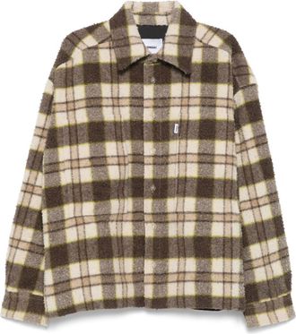 BONSAI Giacca a quadri - Marrone