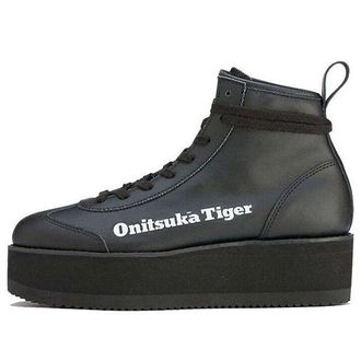 Onitsuka Tiger (WMNS) Onitsuka Tiger Delegation Chunk High Top Shoes Black Faux Fur 1183B675-001
