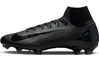 Nike Nike Mens Mercurial Superfly 10 Club High-Top Normal Lawn Football Boots, Black/Black-Deep Jungle, 42 EU, Black Black Deep Jungle, 7.5 UK