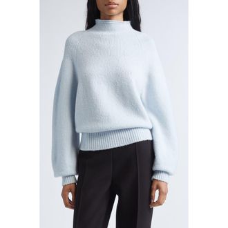 Proenza Schouler Cashmere Blend Funnel Neck Sweater in Light Blue at Nordstrom, Size X-Small