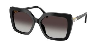 Swarovski SK6049 10018G Womens Sunglasses Black Size 57