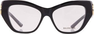 Balenciaga Demo Butterfly Ladies Eyeglasses BB0312O 001 53