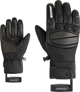 Ziener Skihandschuhe ZIENER GOMIN-Z AS glove man, Herren, Gr. 10.5, schwarz, Materialmix, Handschuhe Skihandschuhe