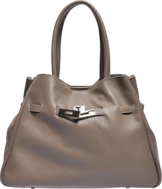 Anna Luchini Beige Rundleer Tas