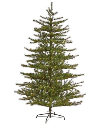 Nearly Natural 7Ft Vancouver Mountain Pine Artificial Christmas Tree