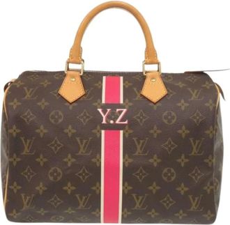 Louis Vuitton Pre-owned Vintage Monogram Handtas - Dames - Vintage Handtas - Bruin - ONE Size - Vintage