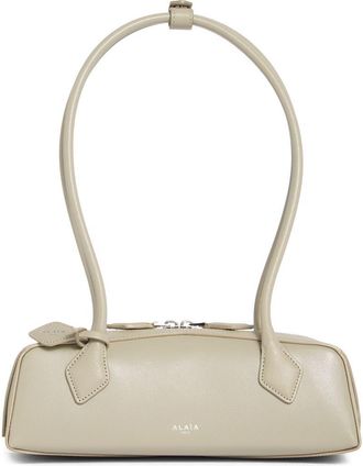 Alaia Le Teckel Small Shoulder Bag in Beige Grise at Nordstrom