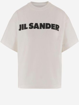 Jil Sander Baumwoll-T-Shirt mit Logo