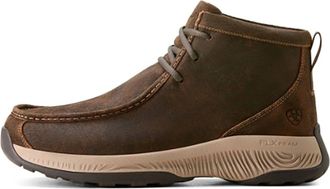 Ariat Mens Spitfire All Terrain Western Chukka Boot In Dark Brown
