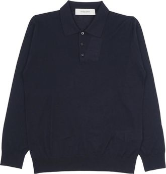 Golden Goose Trui met ronde hals - Heren - Ronde hals truien - Blauw - XL - Truien & Vesten
