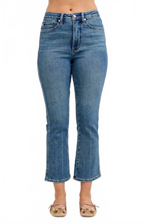 Judy Blue High Kick Waist Flare Jeans In Medium Wash