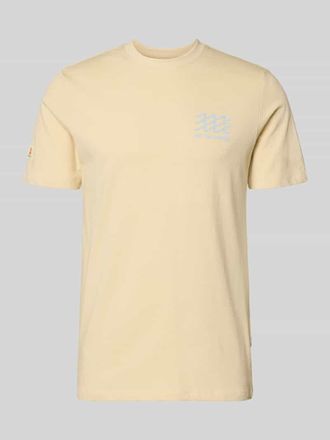 Blend T-Shirt mit Motiv-Print Modell SUN ISLAND in Sand, Gr&ouml;&szlig;e XXL