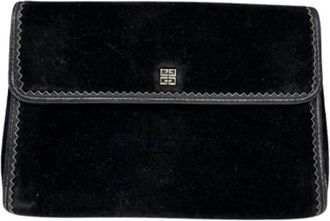 Givenchy Pre-owned Clutches, female, Black, Size: ONE SIZE Pre-owned Leather Clutch