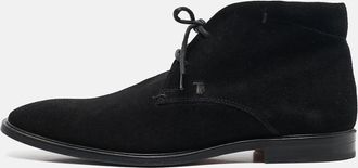 Tod's Tods Black Suede Desert Boots