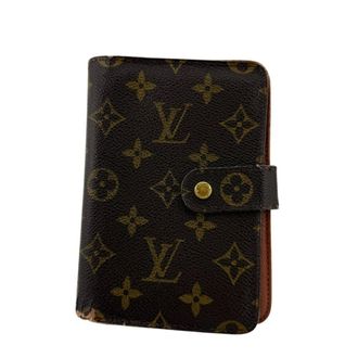 Louis Vuitton Brown Monogram Leather Wallet (Bi-Fold) (Pre-Owned)