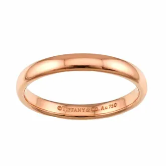 Tiffany & Co. Pink Gold (18K) Band Ring (Pre-Owned)
