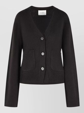 Lisa Yang danni cashmere cardigan v neckline pockets