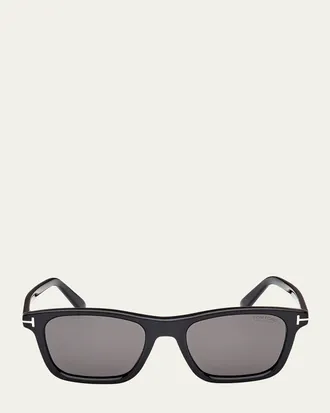 Tom Ford Mens Barron Acetate Square Sunglasses