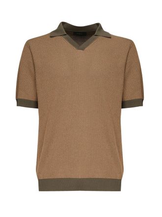 Zanone Cotton Crêpe Polo