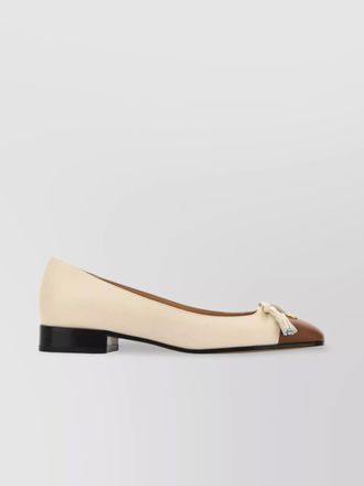 Valentino Garavani leather ballerina shoes