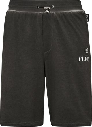 Philipp Plein Jogging Shorts Basic - Heren - Korte Broeken - Zwart - S - Katoen - Korte Broeken