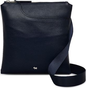 Radley London Pockets Soft 2.0 Medium Zip Top Leather Crossbody Bag in Dark Navy Ink at Nordstrom Rack