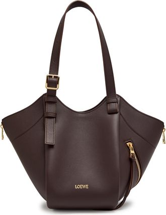 Loewe Hammock Leather Shoulder bag - Dark Brown - One Size