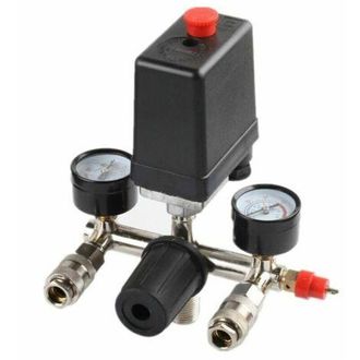 OEM Regulador De Presi&oacute;n Con Interruptor De Presi&oacute;n Para Compresor. Interruptor De Presi&oacute;n Con 2 Indicadores