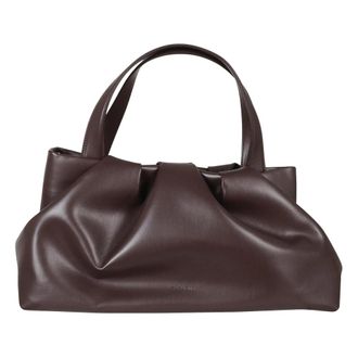 Themoir&egrave; Bolso tipo cubo Athena de tejido vegano - Bags - Mujer - Marr&oacute;n - ONE SIZE
