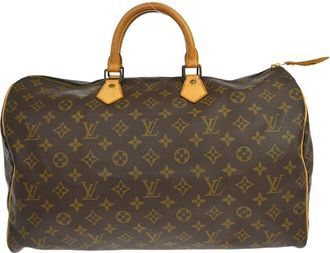 Louis Vuitton Speedy Monogram Canvas Brown Canvas Handbag (Pre-Owned)