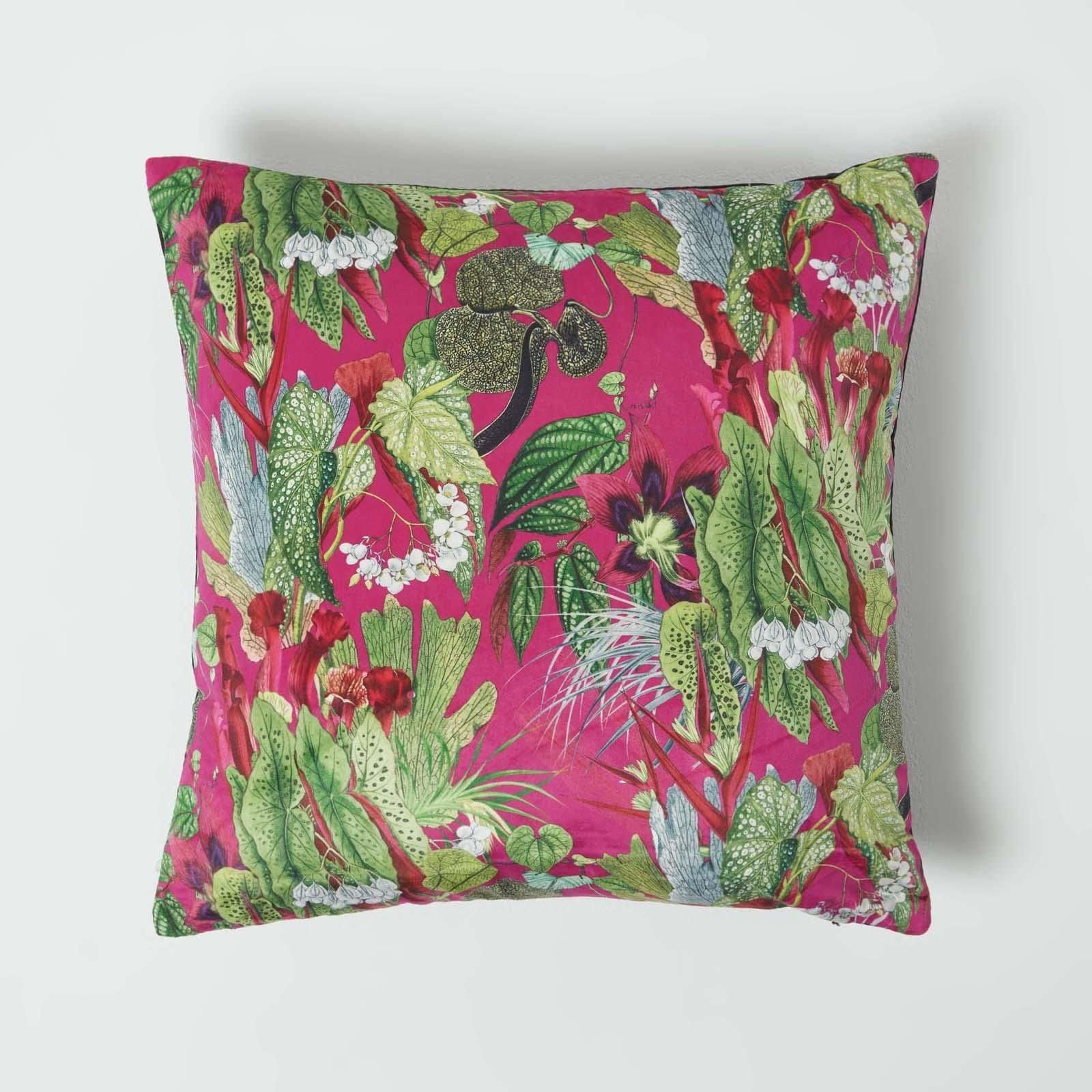 Homescapes Sitzkissen Rund - 43 Cm Ø, Weiß Mit Rosa Herzen, 100% Baumwolle, Mit Griff, Für Boden & Stühle