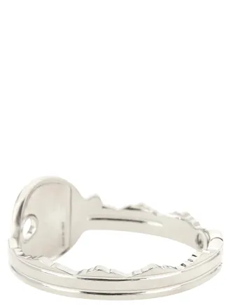 Maison Margiela Numeric Signature Metal Key Bracelet - Silver