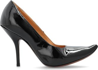 Maison Margiela Gelakte stilettos - Dames - Pumps - Zwart - 40 EU - Leer - Schoenen